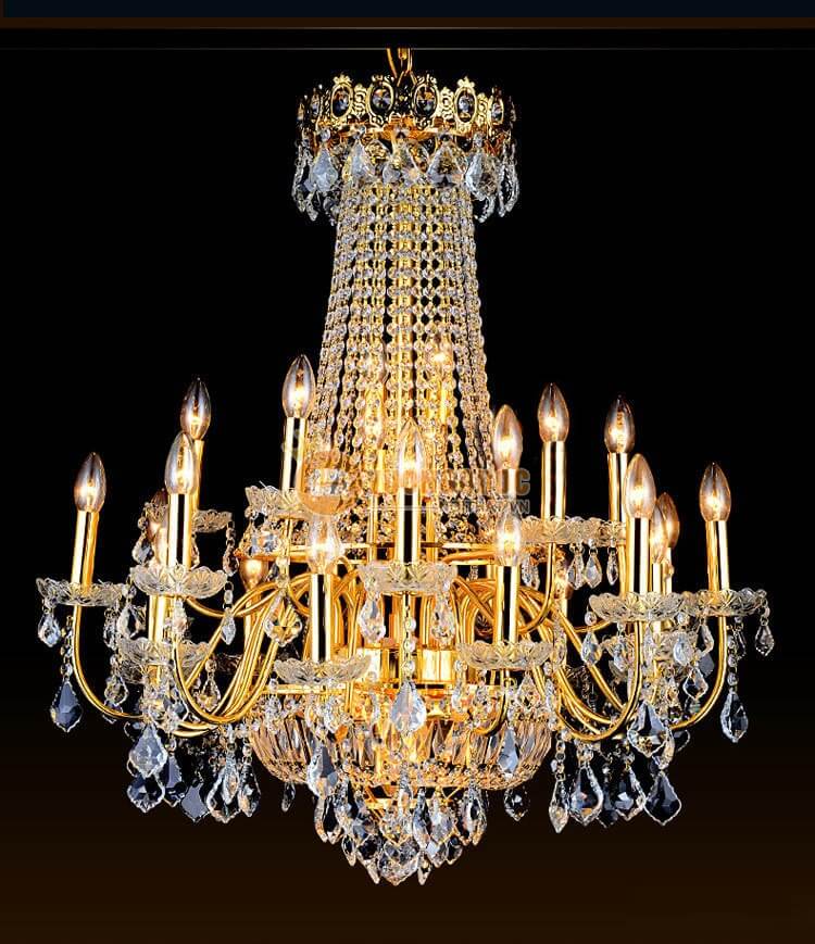 Đèn chùm pha lê phong cách châu âu CM187-10